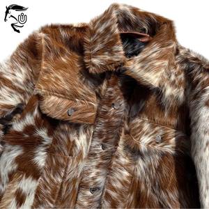 Camisa Trucker Personalizada 2025 con Botones de Cuero Crudo, Color Bronceado Blanco |   Chaqueta de Motociclista de Cuero Premium, Estilo Vintage, Corte Ajustado, para Invierno, para Hombre - Product Image 4