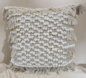 Wholesale Handmade Bohemian Cotton <b>Outdoor</b> Cushion Cover Handwoven Decorative <b>Throw</b> Pillow Unique Boho Pillow Cover - Product Image 2