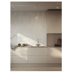 Portes d'armoires Prix de gros Style américain moderne Modulaire Tailles personnalisables MFC Portes d'armoires de cuisine avec revêtement en mélamine - Product Image 3