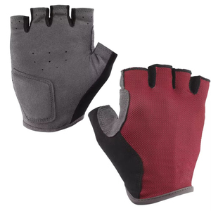 Gants de cyclisme écologiques et sûrs sur mesure, design demi-doigts, matière polyester pour la course à vélo, la moto, vente en gros - Product Image 2