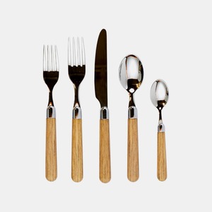 Classic Design Silver Finishing Stainless Steel Cutlery <b>Set</b> for Luxury Restaurants Kitchen Utensils - Product Image 3