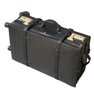 Valise à roulettes de voyage classique moderne en cuir véritable de luxe en gros, de haute qualité, écologique, unisexe, indonésien - Product Image 3