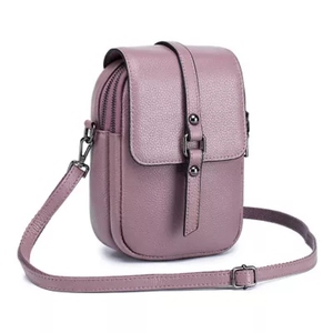 Sac à bandoulière en cuir de vachette de qualité supérieure pour femmes, finition grainée, sac à main tendance - Product Image 3