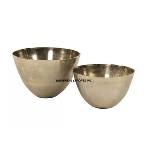 Cuenco de chocolate de metal martillado, cuenco dulce decorativo de forma redonda, cuenco de chocolate nuevo elegante clásico - Product Image 2