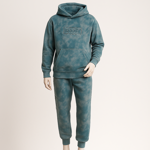 Ensemble de survêtement sportif d'hiver pour homme avec logo personnalisé, en molleton lourd 450GSM, séchage rapide, coton brossé doux, vêtements de détente coordonnés - Product Image 2