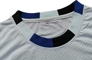 Vente en gros de maillots de basket-ball en polyester respirant pour hommes, vêtements confortables d'automne et d'hiver avec logo brodé - Product Image 6