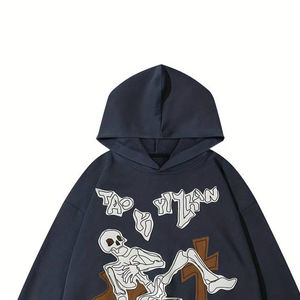 Usine en gros meilleure qualité poids lourd unisexe pull à capuche thermique 100% coton personnalisé DTG tout imprimé pour l'hiver décontracté - Product Image 6