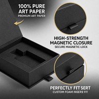 Boîte cadeau haut de gamme personnalisée avec fermeture magnétique, pliable, en carton rigide, logo imprimé pour bijoux, cosmétiques, OEM, ODM