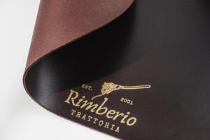 <b>Non</b> <b>Slip</b> Smell Proof Heavy Duty Comfortable Custom Logo Genuine Leather Place <b>Mat</b> for Restaurant Dining Table Heat Resistant - Product Image 6