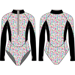 Combinaisons de compétition de gymnastique personnalisées pour filles tenues de pom-pom girl acrobatique respirantes tenues de longues équipes de justaucorps de danse pour - Product Image 2