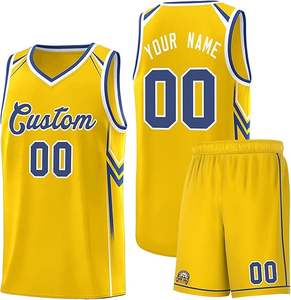 Ensemble d'uniformes de maillot de basket-ball professionnel personnalisé concevez vos propres vêtements de basket-ball imprimés pour hommes - Product Image 4