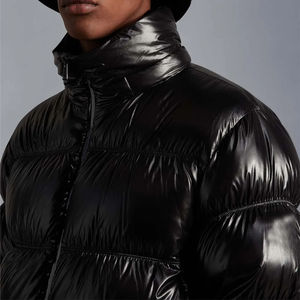 Chaqueta acolchada personalizada para hombre, Chaqueta brillante, acolchado de algodón cálido, venta al por mayor, chaquetas de bombardero hinchadas para mujer para invierno, otoño 2025 - Product Image 6