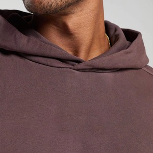 Pull à capuche imprimé personnalisé de haute qualité OEM 100% coton polaire col rond pour hommes et femmes en hiver - Product Image 6