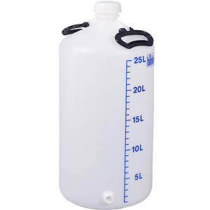 Botella de almacenamiento de laboratorio con mango ergonómico con conexión roscada de 3/4 \ "Fácil operación-Bürkle GmbH - Product Image 1