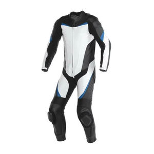 Buen proveedor, traje único de carreras de motos para hombres, ropa de carreras de cuero genuino 100%, trajes deportivos para montar en bicicleta a prueba de viento para exteriores - Product Image 1
