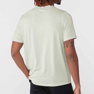 100 algodón camiseta personalizada impresa Color blanco camiseta de gran tamaño para hombres su propio diseño Logo impresión camiseta de secado rápido para hombres - Product Image 2