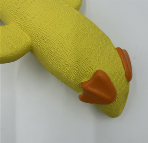 Juguete de Goma Ecológico para Perros, Pato Amarillo de Látex, Interactivo, para Masticar, para <span class=keywords><strong>Mascotas</strong></span> Grandes y Medianas, para Uso Diario - Product Image 3