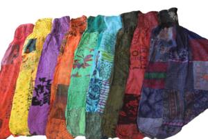 Ropa de súper alta calidad para mujer, pantalones harén bohemios de pierna salvaje para Yoga, pantalones harén de trabajo con parches - Product Image 5