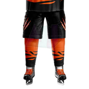 Uniforme de hockey sur glace pour équipe sportive, respirant, évacuant l'humidité, 100% polyester, conçu pour les séances d'entraînement, performance constante - Product Image 6