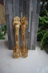 Poignées de porte classiques en métal de qualité lourde pour portes intérieures et extérieures Décor Articles de quincaillerie de meubles de luxe Poignées pour bureau à domicile - Product Image 5