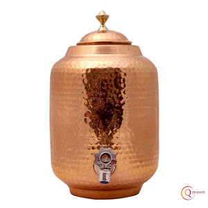 เครื่องจ่ายน้ำสำหรับห้องครัวอายุรเวทประโยชน์ต่อสุขภาพอุปกรณ์ตู้เครื่องดื่มเพื่อความสะดวกในการดื่มโลหะทองแดง - Product Image 4