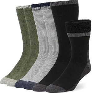 <span class=keywords><strong>Chaussettes</strong></span> d'hiver thermiques pour hommes et femmes, extra chaudes, doublées de polaire, <span class=keywords><strong>chaussettes</strong></span> de randonnée <span class=keywords><strong>en</strong></span> <span class=keywords><strong>laine</strong></span> mérinos avec logo personnalisé - Product Image 3