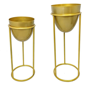 Best Wholesale Price Iron Metal Gold Coated Flower <b>Stand</b> Customized Size for Wedding Decoration Side <b>Corner</b> Living Room Decorate - Product Image 3