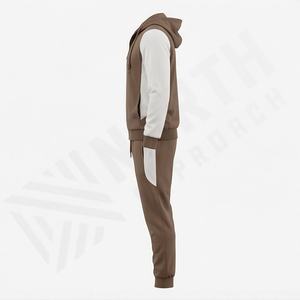 ชุดเซ็ท 2 ชิ้น เสื้อฮู้ดผ้าฝ้ายสำหรับผู้ชาย ชุดวอร์มกีฬา ราคาประหยัด สำหรับผู้ใหญ่ ใช้ในยิม ฤดูหนาว ฟิตเนส วิ่ง ออกกำลังกาย - Product Image 4