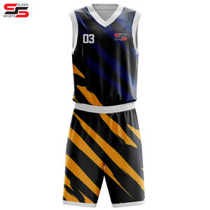 Ensembles de maillots de basket-ball en maille respirante, nom et logo personnalisés, uniforme de basket-ball pour hommes de haute qualité, taille plus, pas cher, pour l'école - Product Image 5