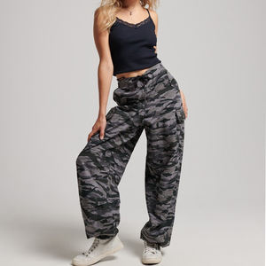 กางเกงคาร์โก้สตรีแบบมีเชือกรูดสำหรับสตรี - Product Image 6