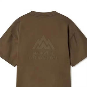 เสื้อยืดทรงบ็อกซี่ผู้ชายดีไซน์ใหม่ พร้อมราคาขายส่ง รับสกรีนโลโก้ เสื้อยืดโอเวอร์ไซส์ผู้ชาย ราคาดีที่สุด - Product Image 5