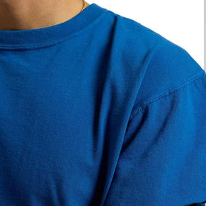 เสื้อยืดแขนสั้นผ้าฝ้าย100% พิมพ์ลายสกรีนโลโก้ตามสั่งเสื้อยืดผลิตจากผู้ผลิต - Product Image 5