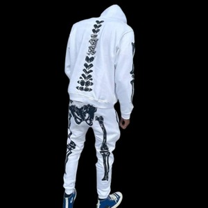 Costumes de jogging de haute qualité à impression bouffante pour hommes taille personnalisée survêtement surdimensionné ensemble d'hiver de grande taille - Product Image 5