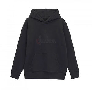 Sweats à capuche unisexe avec logo personnalisé pour hommes Vêtements de sport décontractés d'hiver Streetwear Épaule tombante oversize Impression numérique lourde - Product Image 1