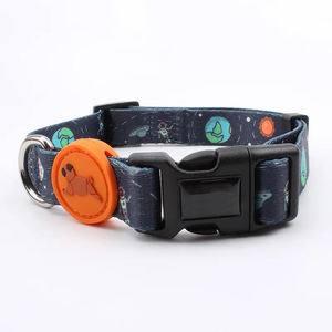 Collier de luxe OEM de qualité supérieure pour chien, vente en gros, motif personnalisé rembourré en polyester imprimé par sublimation - Product Image 1