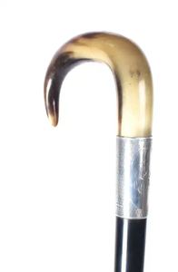 Canne de marche en corne de buffle authentique Support et prise en main artisanale intemporelle pour les cadeaux - Product Image 2