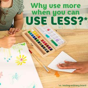 Bounty Plus Select-A-Size, Rollos de Toallas de Papel Blancas Tipo Tela, 12 Rollos de 2 Capas con 86 Hojas Cada Uno - Product Image 5