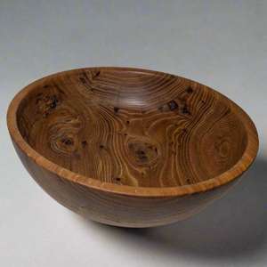 ชามไม้ทำด้วยมือสำหรับอาหารเย็น100% ชามเสิร์ฟขนาดใหญ่เคลือบกันน้ำภาชนะใส่สลัดผลไม้ชามตกแต่งหรูหรา - Product Image 3