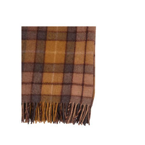 Venta caliente Buchanan Natural 100% manta de lana ecológica Jacquard hogar textil tejido hilo teñido algodón manta multicolor - Product Image 2