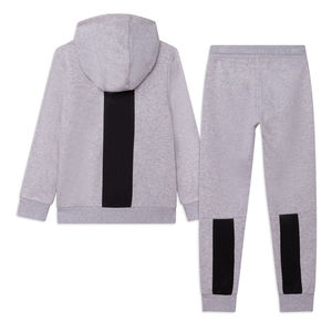 Venta al por mayor a granel chándal de diseño personalizado para niños ropa informal elegante cuello con capucha patrón sólido transpirable 100% algodón ideal para - Product Image 2