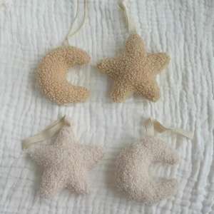 Juguetes para bebés Boucle Moon Cloud Decoraciones Impresionante decoración de guardería Forma personalizada Estrella Mariposa Corazón Oso Conejito <span class=keywords><strong>Gay</strong></span> Juguete colgante - Product Image 6
