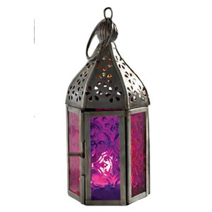 Linterna de estilo marroquí atractiva hecha a mano hecha de metal vela linterna hogar sala de estar linterna colgante decorativa en venta - Product Image 6