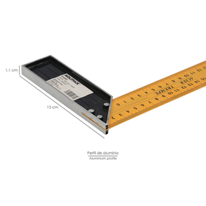 Quadrato in Metallo 350 mm. - Product Image 2