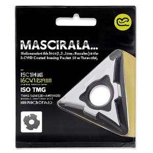 Plaquettes de tournage indexables ISO TNMG 160412E-MT9415 D. 3.81mm MT-CVD revêtues, lot de 10 pour outil de tournage - Product Image 2