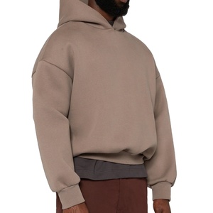 Temporada de invierno personalizada Hombres 80% Algodón 20% Poliéster Hombros caídos Sudaderas con capucha Estilo pulóver Sudadera con capucha de gran tamaño en Nurak 2025 - Product Image 4