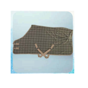 พรมลายม้าครอสโอเวอร์แบบคู่พรมโพลีเอสเตอร์สีพื้นฤดูร้อนป้องกันการบินกันน้ำป้องกันหน้าท้องป้องกันคอสองชั้น - Product Image 1