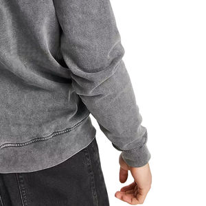 Sudadera de uso diario para hombre, mezcla de algodón y poliéster, manga larga, Jersey cómodo, Top para Otoño Invierno, atuendo informal - Product Image 5