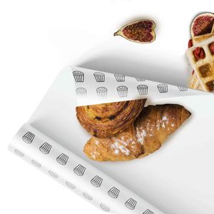Papier d'emballage Pelleaglio 40 Gr - Fond blanc personnalisé avec logo semi-couleur - Product Image 2