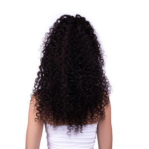 ผมมนุษย์แท้หยิกเป็นลอนแบบธรรมชาติผ้าสองชั้นผ้าทอทุกสีเหมาะกับผมเวียดนาม - Product Image 3