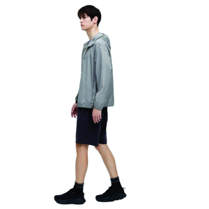 Vente directe d'usine Nouveau design de veste coupe-vent pour hommes Offre Spéciale veste coupe-vent pour hommes à bas prix de couleur unie entretenue par OEM - Product Image 3